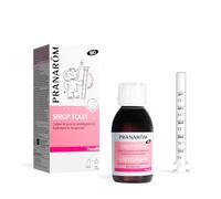 Pranarôm PranaBB Sirop Toux Bio, Calme la toux en protégeant et hydratant la muqueuse, 120 ml