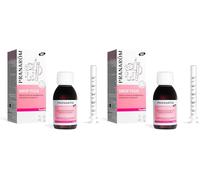 Pranarôm PranaBB Sirop Toux Bio, Calme la toux en protégeant et hydratant la muqueuse, 120 ml (Lot de 2)