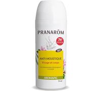 Pranarôm Roller Anti-Moustiques Bio Efficacité 7 Heures aux Huiles Essentielles Biologiques Aromapic 75 ml
