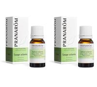 Pranarôm Sauge Sclarée Huile Essentielle Salvia sclarea Sommité fleurie 10 ml (Lot de 2)