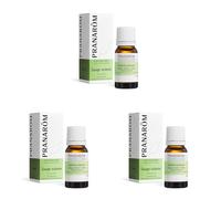 Pranarôm Sauge Sclarée Huile Essentielle Salvia sclarea Sommité fleurie 10 ml (Lot de 3)