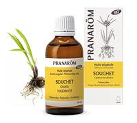 Pranarôm Souchet Bio Huile Végétale Assouplissante, nourrissante et protectrice, 50 ml