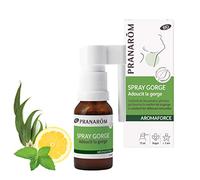 Pranarôm Spray Gorge aux Huiles Essentielles Biologiques Favorise le Confort de la Gorge et Soutient les Défenses Naturelles 15 ml