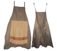 Prank Apron Funny Chef Apron, Humorous Washable Novelty Kitchen Costume Openable Hidden Towel, Gag Gift Aprons for Bbq Cooking Baking Pottery Workshop Art Studio Catering Events, 73x67x1cm Polyester