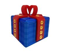 Prank Box - 3D Printed Funny Toy, Money Puzzle Box with Screws, Hilarious Interactive Gift for Birthday Christmas Halloween Party Celebration Graduation, Unusual Gag Toy, 2.36x2.36x2.36 inches