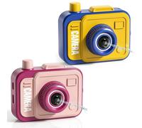 Prank Camera Water Gun, Reverse & Forward Two-Way Squirt Shooter, Mini Pocket-Sized Leak-Resistant Dual-Sided Water Blaster for Summer Pool Party Tricks (2Pcs-C)