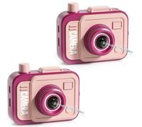 Prank Camera Water Gun, Reverse & Forward Two-Way Squirt Shooter, Mini Pocket-Sized Leak-Resistant Dual-Sided Water Blaster for Summer Pool Party Tricks (2Pcs-B)