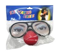 Prank disguis Eyeglass - Cadres De Nouveauté Farfelues, Look Maladroits, Faux Spectacle Pour Les Yeux | Humoristique Usure De Jeu De Rôle, Masque De Changement De Visage Amusant Pour Le Co