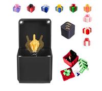 Prank Gift Box , La Boîte Cadeau Exaspérante du Boite Cadeau Doigt d'honneur, Boîtes Colorées Imprimées en 3D, des Cadeaux Amusants pour Les Fêtes d'anniversaire et Les Réunions (Finger-Spielzeug)