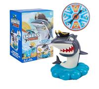 Prank Shark Toy - Jeu de société Bite, ensemble d'action familiale, pack multijoueur interactif | Ensemble d'activités de fête dynamiques, solution de divertissement de compétences pour le parc de cla