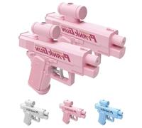 Prank Two-Way Water Gun, Prank Water Gun, Waters Guns Pranks Toy, Toys with Reverse Waters Spray, Suitable Entertainment Options for Friends (Powder,2PCS)