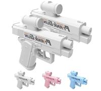 Prank Two-Way Water Gun, Two-Way Water Gun Prank, Pull The Trigger and Shoot Backwards, Press The Button and Shoot Forwards, Fun Office & School Prank Toy, for Friends (2A)