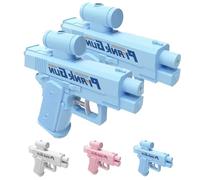Prank Two-Way Water Gun, Two-Way Water Gun Prank, Pull The Trigger and Shoot Backwards, Press The Button and Shoot Forwards, Fun Office & School Prank Toy, for Friends (2C)