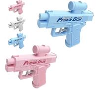 Prank Two-Way Water Gun, Two-Way Water Gun Prank, Pull The Trigger and Shoot Backwards, Press The Button and Shoot Forwards, Fun Office & School Prank Toy, for Friends (B+C)