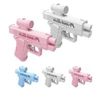 Prank Two-Way Water Gun, Water Gun Prank Can Spray from Front and Back, New 2025 Two-Way Waters Guns for Pranks Lovers, Quirky & Fun (White&Pink)