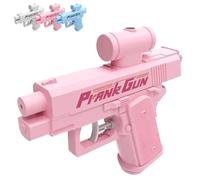 Prank Two-Way Water Gun, Water Gun Prank Can Spray from Front and Back, Upgraded Prank Water Guns Pranks, for Office Pranks Trick (Pink)