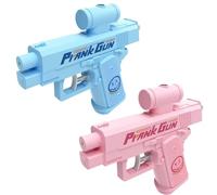 Prank Water Gun, 2025 Upgraded Prank Two-Way Water Gun, Quirky Wateres Gunfor Pranks for Pool Party, Beach, Backyard (Blue+Pink)