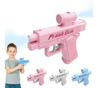 Prank Water Gun, 2026 Upgraded Prank Two-Way Water Gun, Two-Way Waters Outlet Design, Sturdy Spray Trick Toy, The First Choice for Pranks for Pool Party, Beach, Backyard (Pink)