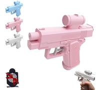 Prank Water Gun, High Pressure Long Range Fun Quirky Water Gun, Perfect for Parties, Beaches and Poolside Mischief (Pink)