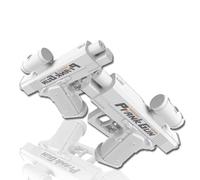 Prank Water Gun,Prank 2 Way Water Gun,Two-Way Waters Guns,for School Office Pranks Trick (White)