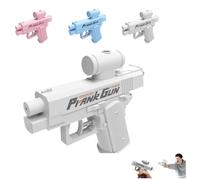 Prank Water Gun, Prank Gun, 2025 New Water Gun Prank, Reverse Water Gun, from Front and Back, for Parties, Games, Pranks (Gris)