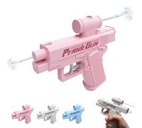 Prank Water Gun - Prank Squirt Gun Can Spray from Front and Back, Prank Two-Way Water Gun for Prank Lovers (Pink)