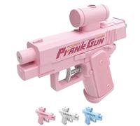 Prank Water Gun, Prank Two-Way Water Gun, Can Spray from Front and Back, for School Office Prank Trick (Pink)