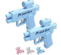 Prank Water Gun, Prank Two-Way Water Gun, Can Spray from Front and Back, for School Office Prank Trick (2*Blue)