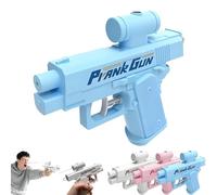 Prank Water Gun, Prank Two-Way Water Gun, Prank Squirt Gun, for Adults Party Games Outdoor Indoor, Easy to Carrys (Blue)