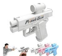 Prank Water Gun, Prank Two-Way Water Gun, Prank Squirt Gun, for Adults Party Games Outdoor Indoor, Easy to Carrys (White)