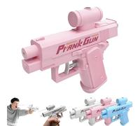 Prank Water Gun, Prank Two-Way Water Gun, Prank Squirt Gun, for Adults Party Games Outdoor Indoor, Easy to Carrys (Pink)
