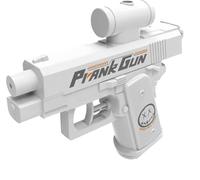 Prank Water Gun - Reverse Spray Design, Compulsive Two-Way Water Gun, Prank Squirt Gun Can Spray from Front and Back, The First Choice for Pranks for Pool Party (Blanc)