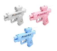 Prank Water Gun - Reverse Spray Design, Compulsive Two-Way Water Gun, Prank Squirt Gun Can Spray from Front and Back, The First Choice for Pranks for Pool Party (Blanc + Bleu + Rose)