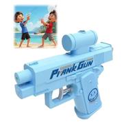 Prank Water Gun - Reverse Spray Design, Compulsive Two-Way Water Gun, Prank Squirt Gun Can Spray from Front and Back, The First Choice for Pranks for Pool Party (Bleu)