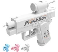 Prank Water Gun - Reverse Spray Design, Prank Squirt Gun Can Spray from Front and Back, Hilarious Prank Gadget for Tricksters(White)