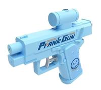 Prank Water Gun - Reverse Water Gun, Water Gun Prank Can Spray from Front and Back, Long Range Large Capacity (Blue)