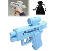 Prank Water Gun, Water Gun Prank, Two-Way Water Gun with Dual Nozzle Spray for Surprise Soaks, High-Pressure Long Range, Large Tank, Lightweight Summer Toy for Kids and Adults (Blue)