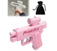Prank Water Gun, Water Gun Prank, Two-Way Water Gun with Dual Nozzle Spray for Surprise Soaks, High-Pressure Long Range, Large Tank, Lightweight Summer Toy for Kids and Adults (Pink)