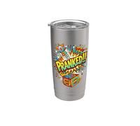 Pranked Jack in the Box Comic Clown Comic Pop Art Co. Gobelet isotherme en acier inoxydable double paroi