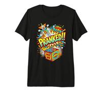 Pranked Jack in The Box Comic Clown Comic Pop Art Co. T-Shirt Haut de Gamme