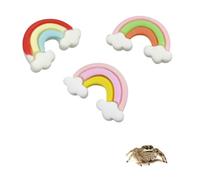 pranovo Lot de 3 nuages arc-en-ciel magnétiques pour spoods sautants d'araignée sautante