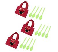 pranovo Lot de 3 sacs à crème glacée de croisière pour extension de poisson, cadeaux de fête, décoration de porte de cabine, garnitures de crème glacée avec 12 cuillères