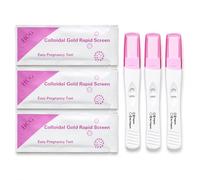 PRAOFRT 3 Pièces Test de grossesse en papier absorbant haute sensibilité, détection rapide et résultat fiable, test domestique discret, utilisation simple pour une vérification à la maison