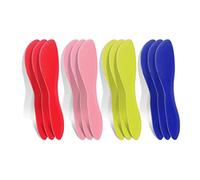 Prasacco Lot de 12 couteaux à beurre en plastique polyvalents pour fromage, crème, glaçage, confiture, rouge, vert, rose, bleu, 17,8 x 3,6 cm