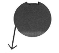 PRASCO Cache de crochet de remorquage avant FT1331247 Compatible avec FIAT Punto II 3/5 portes 188