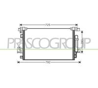 PRASCO CI802C001 Condenseur, climatisation