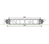 PRASCO Échangeur De Chaleur LLK Pour Alfa Romeo Giulietta 1.4 TB