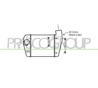 PRASCO Échangeur De Chaleur LLK Pour Audi A6 Avant 2.0 TFSI