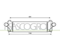 PRASCO Échangeur De Chaleur LLK Pour Iveco Daily V Fourgon/Combi