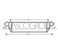 PRASCO Échangeur De Chaleur Pour Mercedes-Benz C-Class W203 C 180 Compresseur
